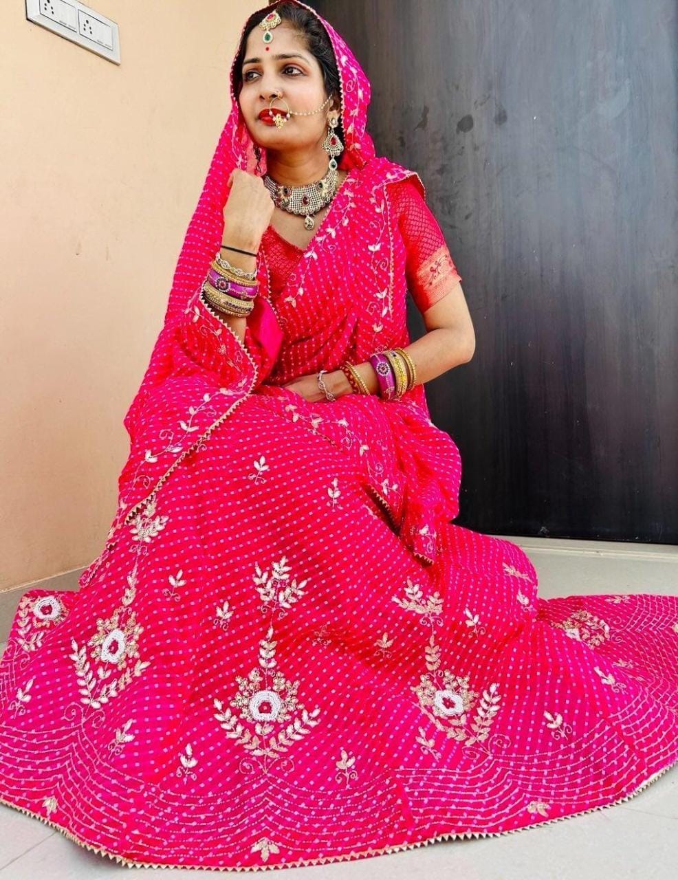 Rajasthani Fancy Occasion Wear Lehenga