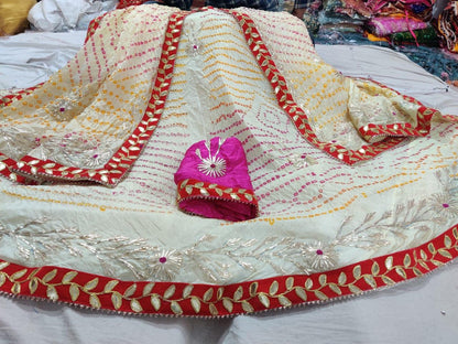 Rajasthani Bandhej Silk Lehenga - Anant Exports