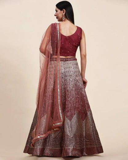 READYMADE CROP TOP DESIGNER LEHENGA D.NO 2040 - Anant Exports