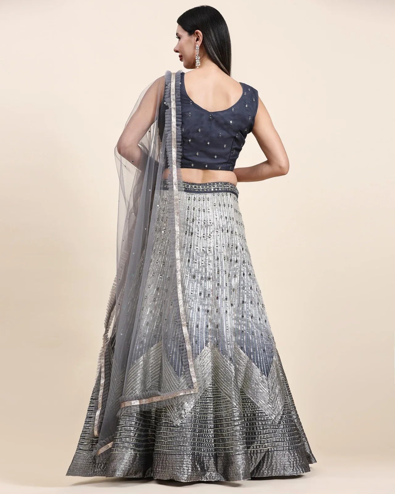 READYMADE CROP TOP DESIGNER LEHENGA D.NO 2040 - Anant Exports