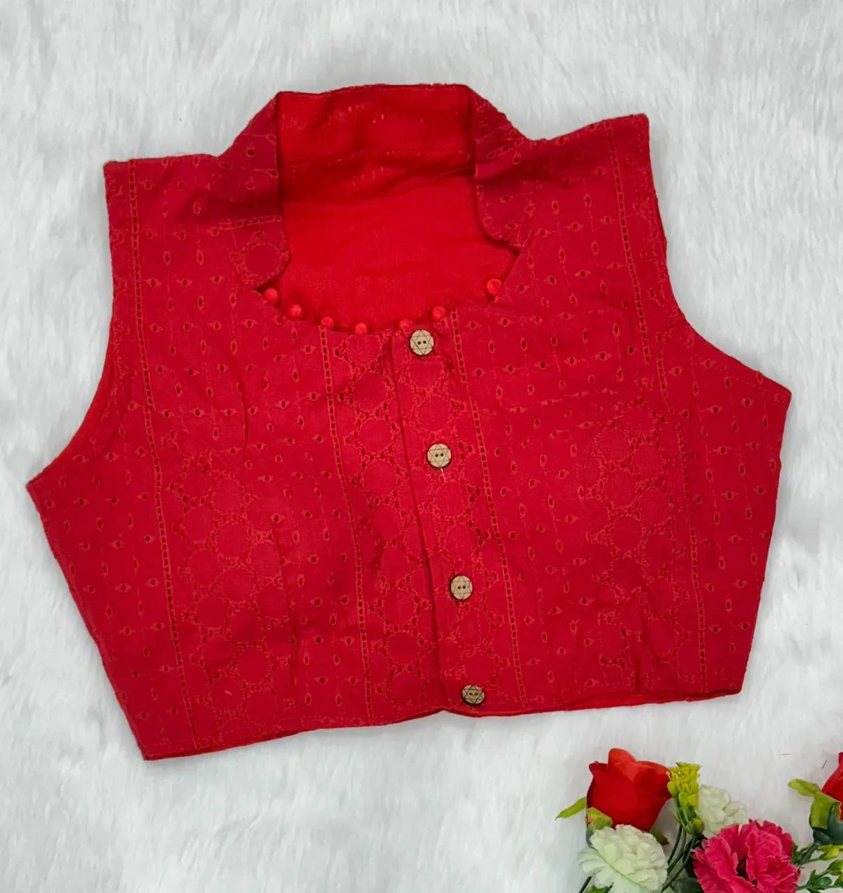 Heavy Pure Cotton hakoba Blouse - Anant Exports