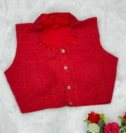 Heavy Pure Cotton hakoba Blouse - Anant Exports