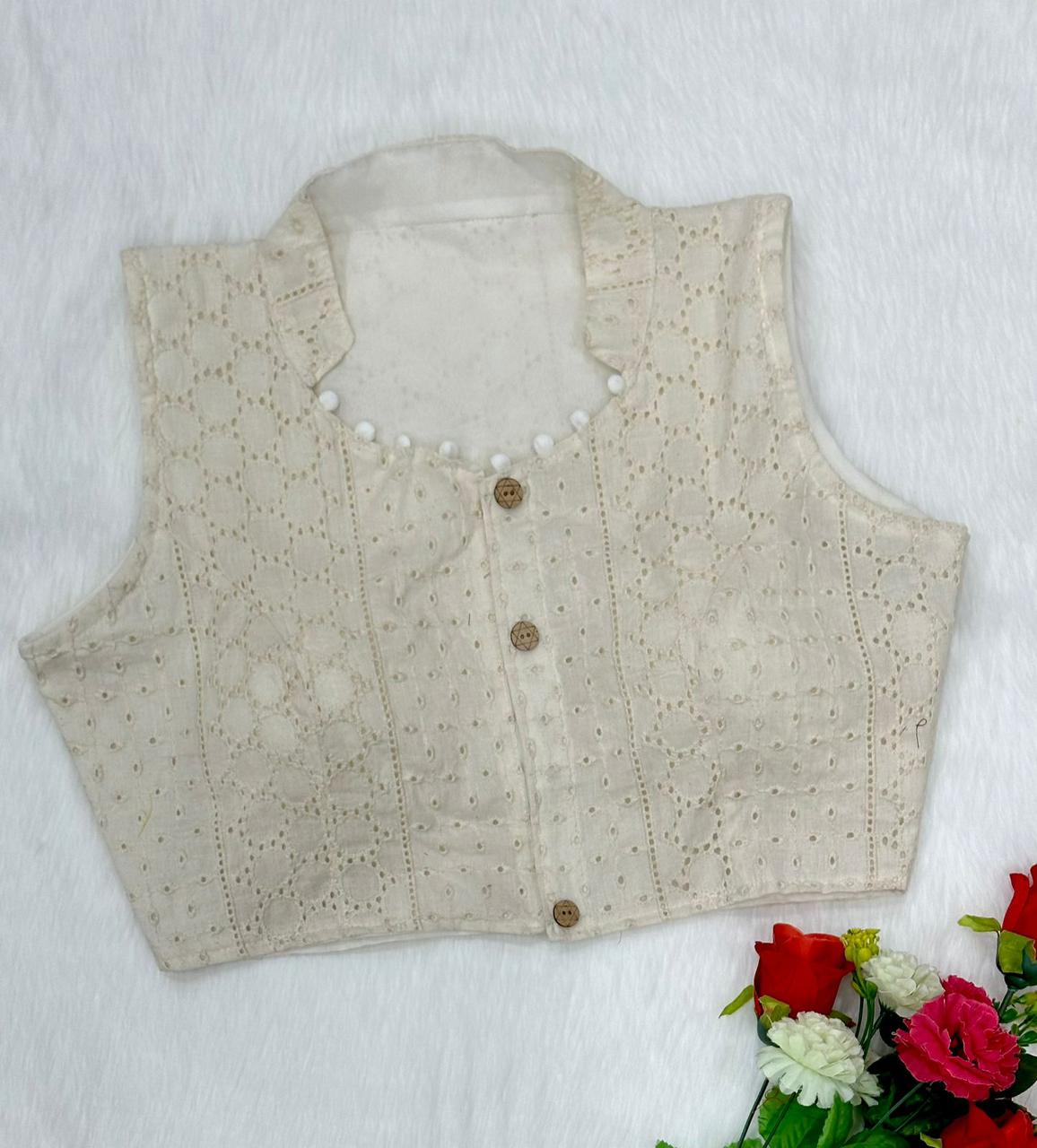 Heavy Pure Cotton hakoba Blouse