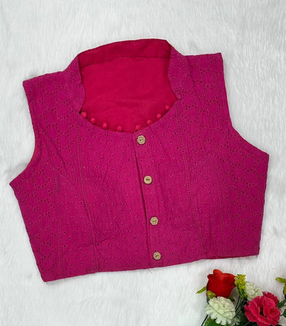 Heavy Pure Cotton hakoba Blouse - Anant Exports