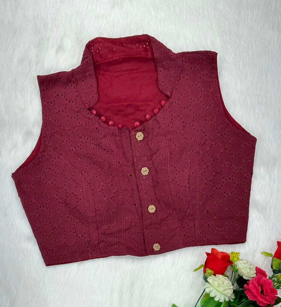 Heavy Pure Cotton hakoba Blouse