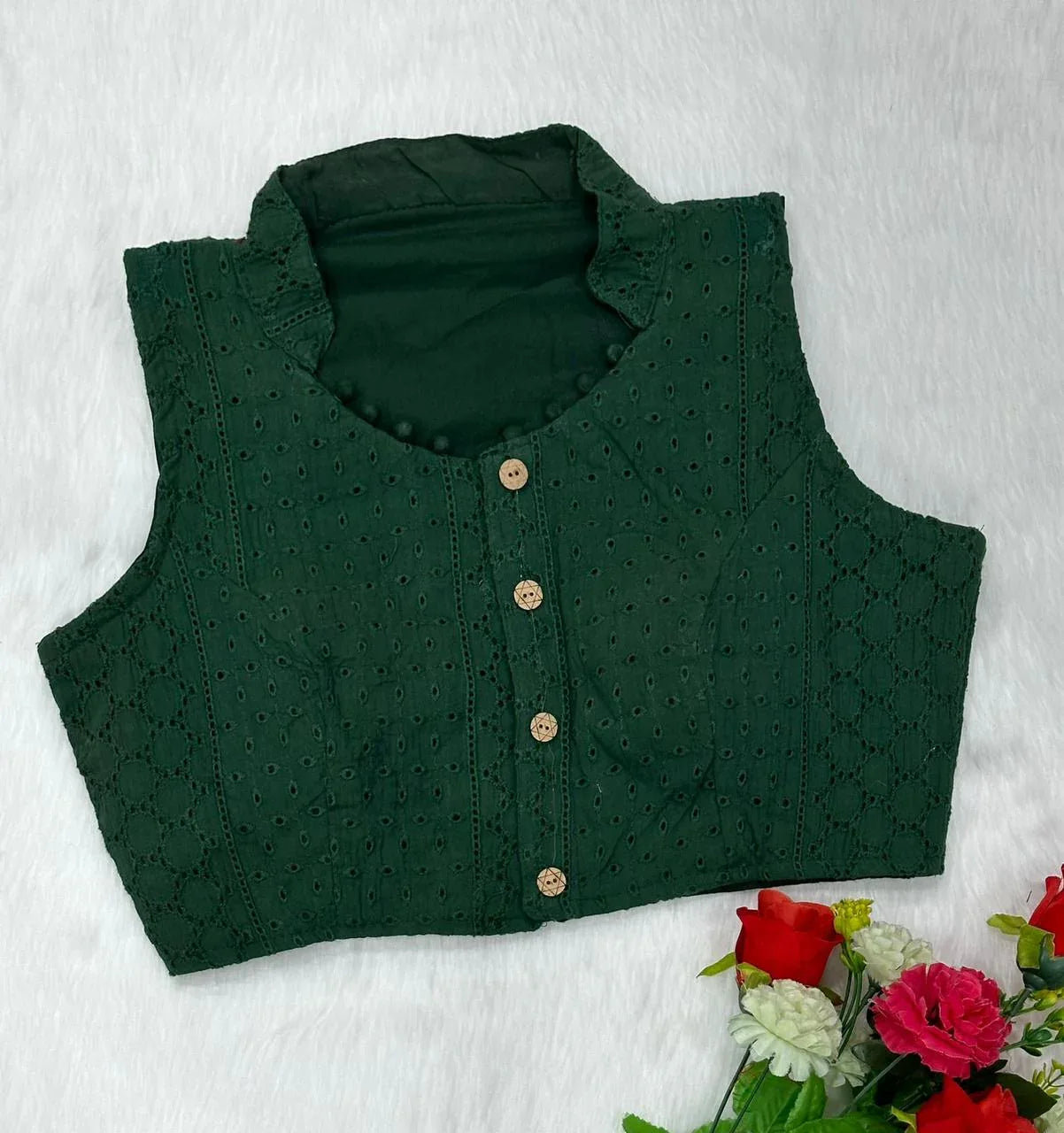 Heavy Pure Cotton hakoba Blouse - Anant Exports