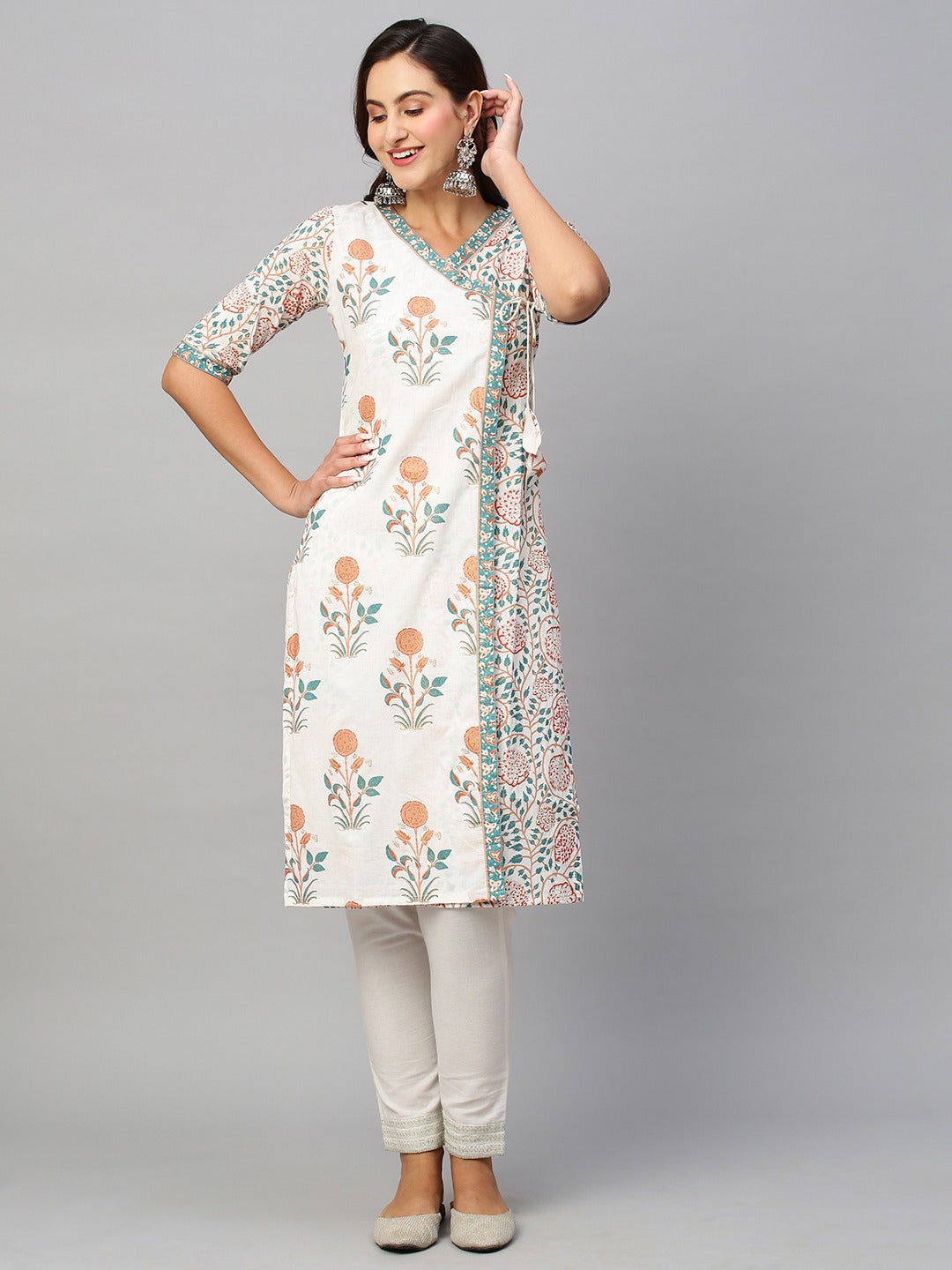 MAMTA FESTIVE WEAR PRINTED KURTI D.NO 47769