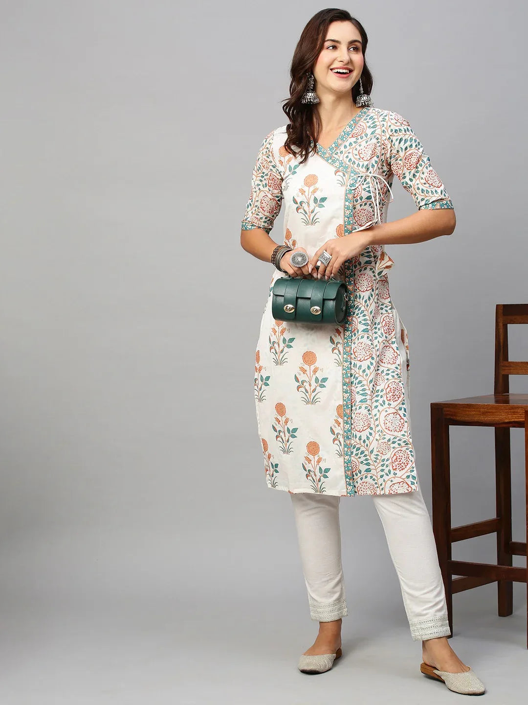 MAMTA FESTIVE WEAR PRINTED KURTI D.NO 47769 - Anant Exports