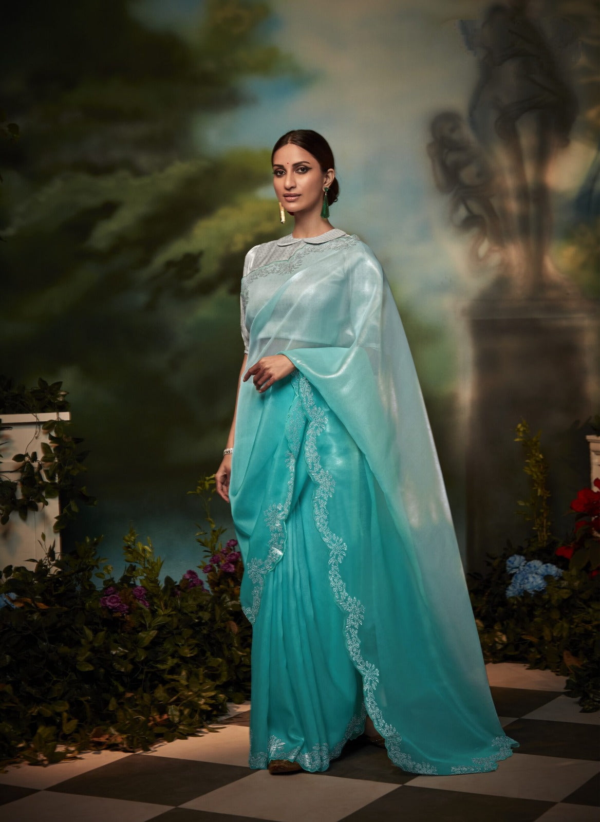 Kajal-12 Designer Occasion Wear Saree D.No 5245