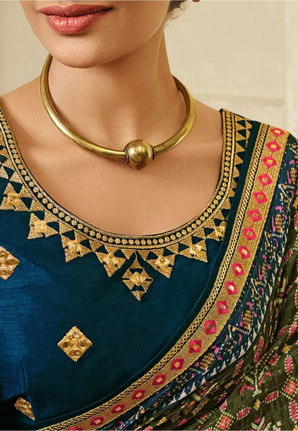 Kavira Sayonee Patola Fancy Wear Saree - Anant Exports