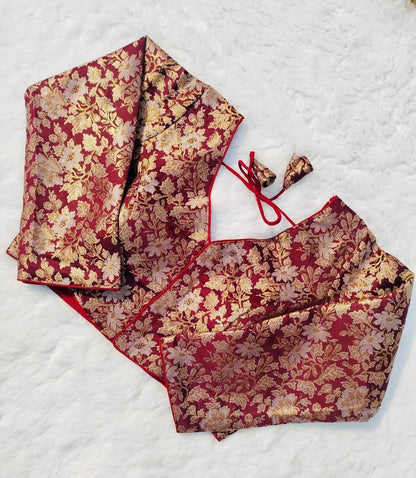 Fancy Banarasi Silk Blouse - Anant Exports