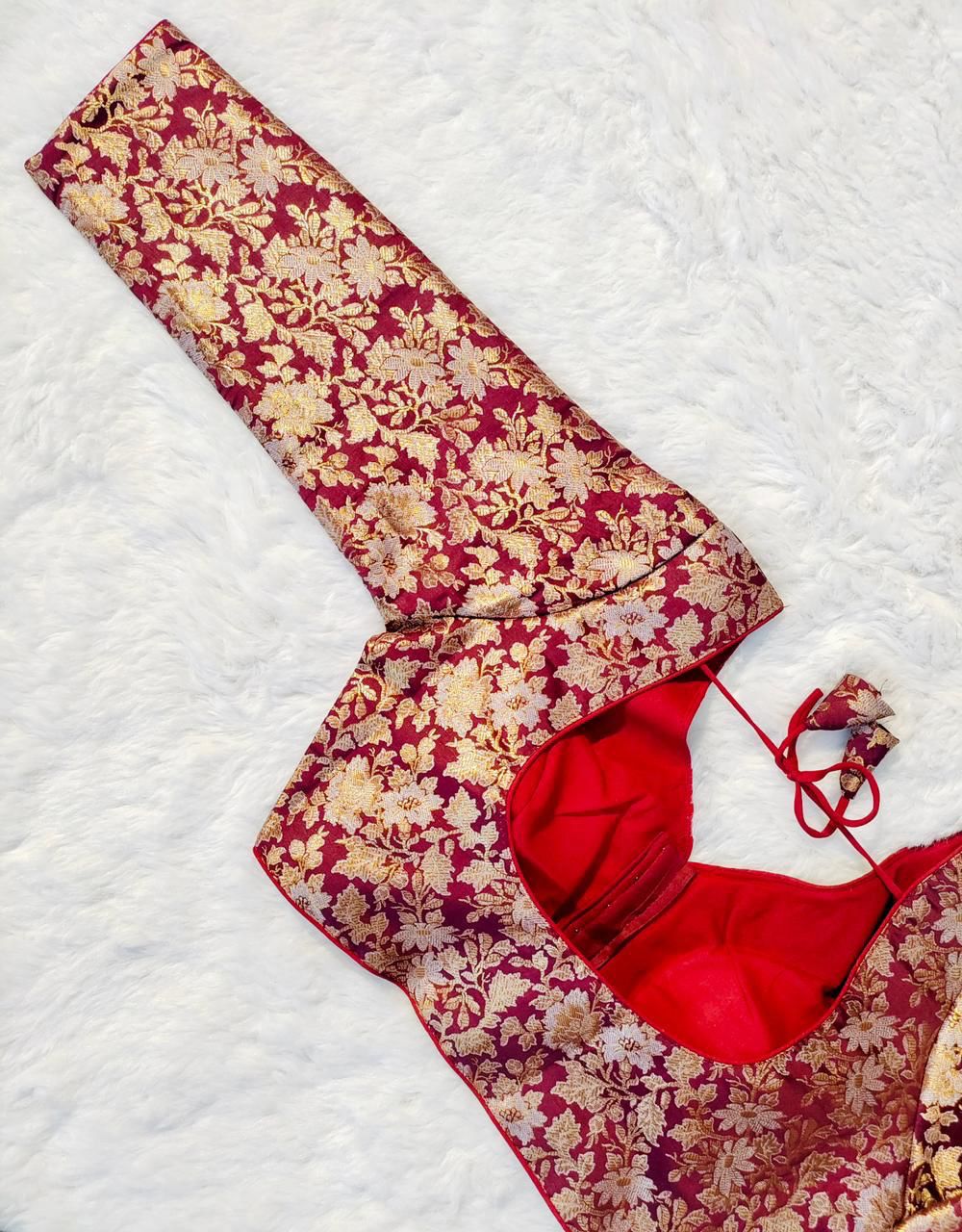 Fancy Banarasi Silk Blouse