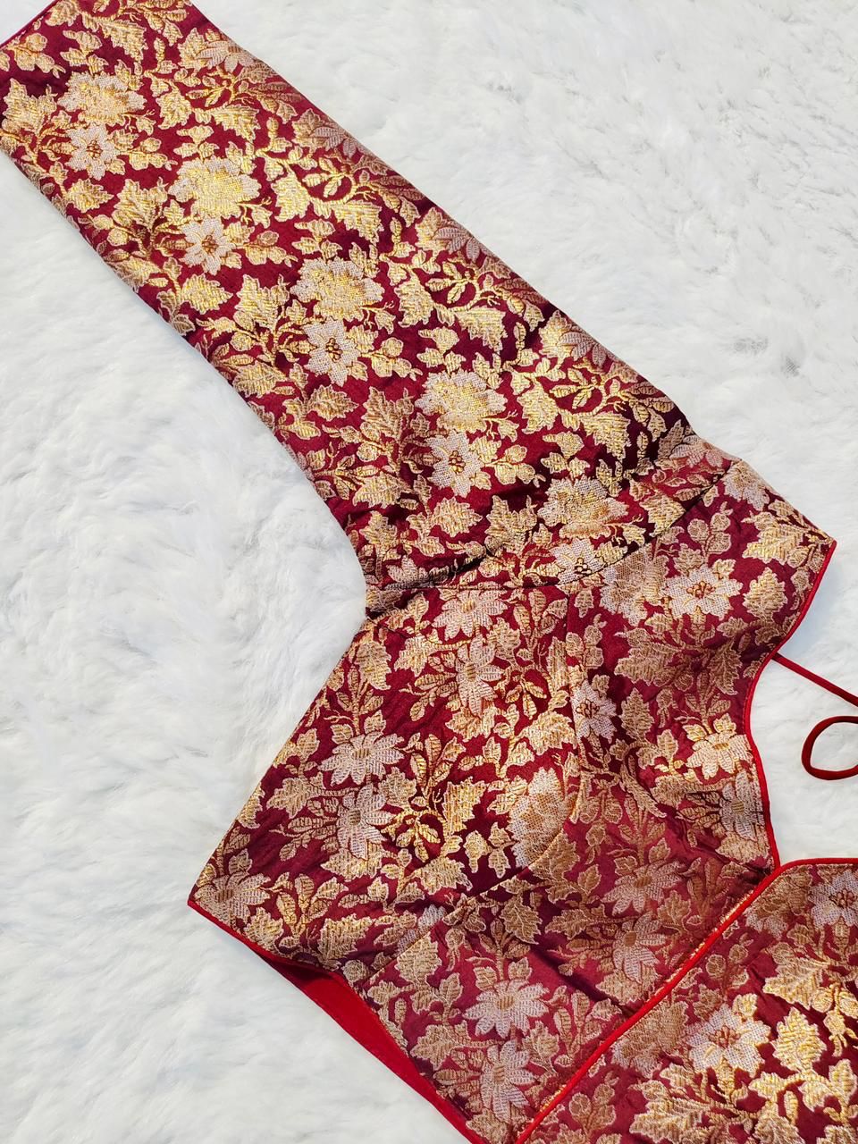 Fancy Banarasi Silk Blouse