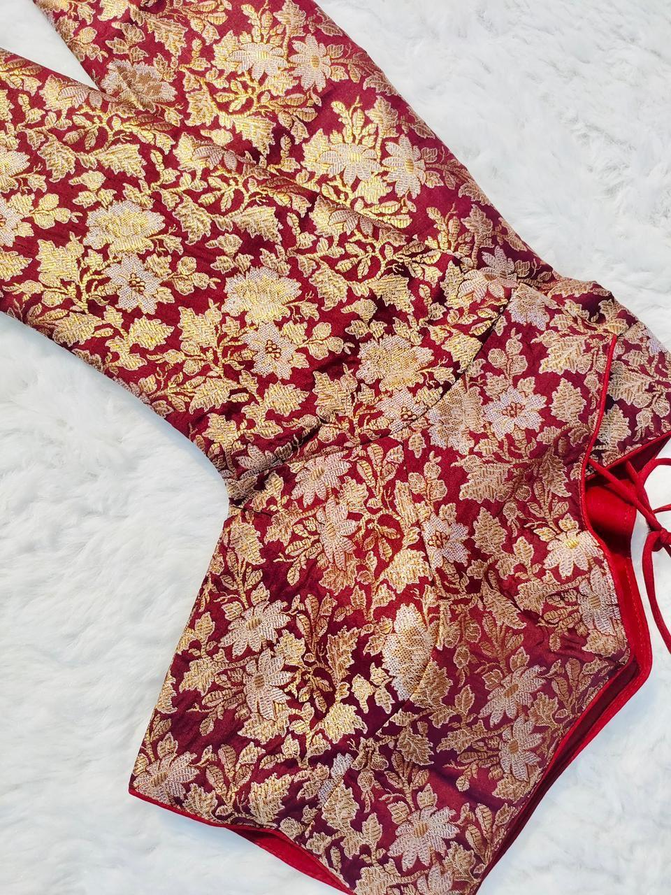 Fancy Banarasi Silk Blouse - Anant Exports