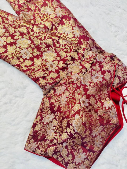 Fancy Banarasi Silk Blouse - Anant Exports
