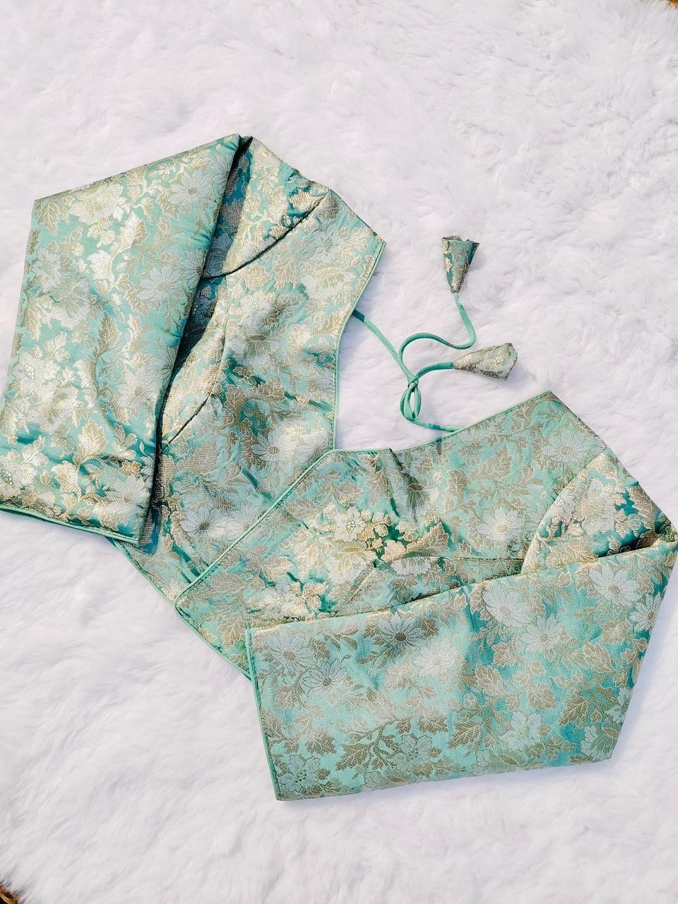 Fancy Banarasi Silk Blouse - Anant Exports