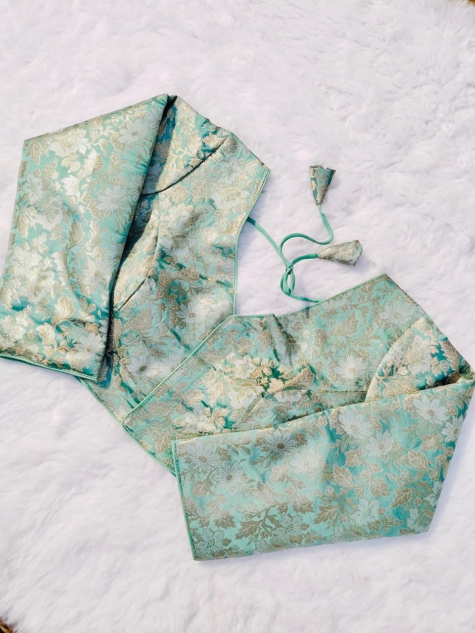 Fancy Banarasi Silk Blouse