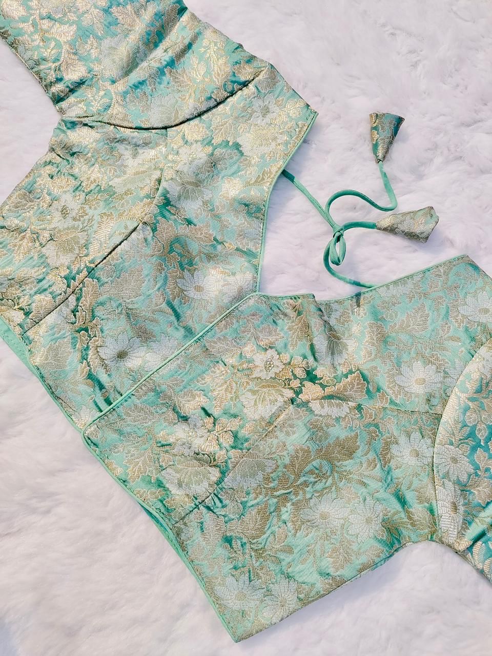 Fancy Banarasi Silk Blouse