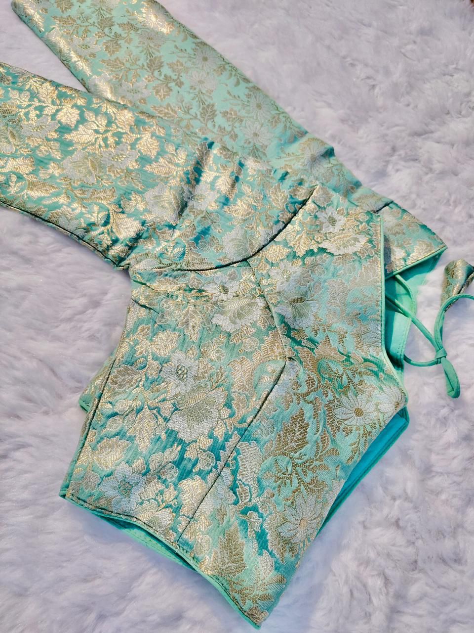 Fancy Banarasi Silk Blouse