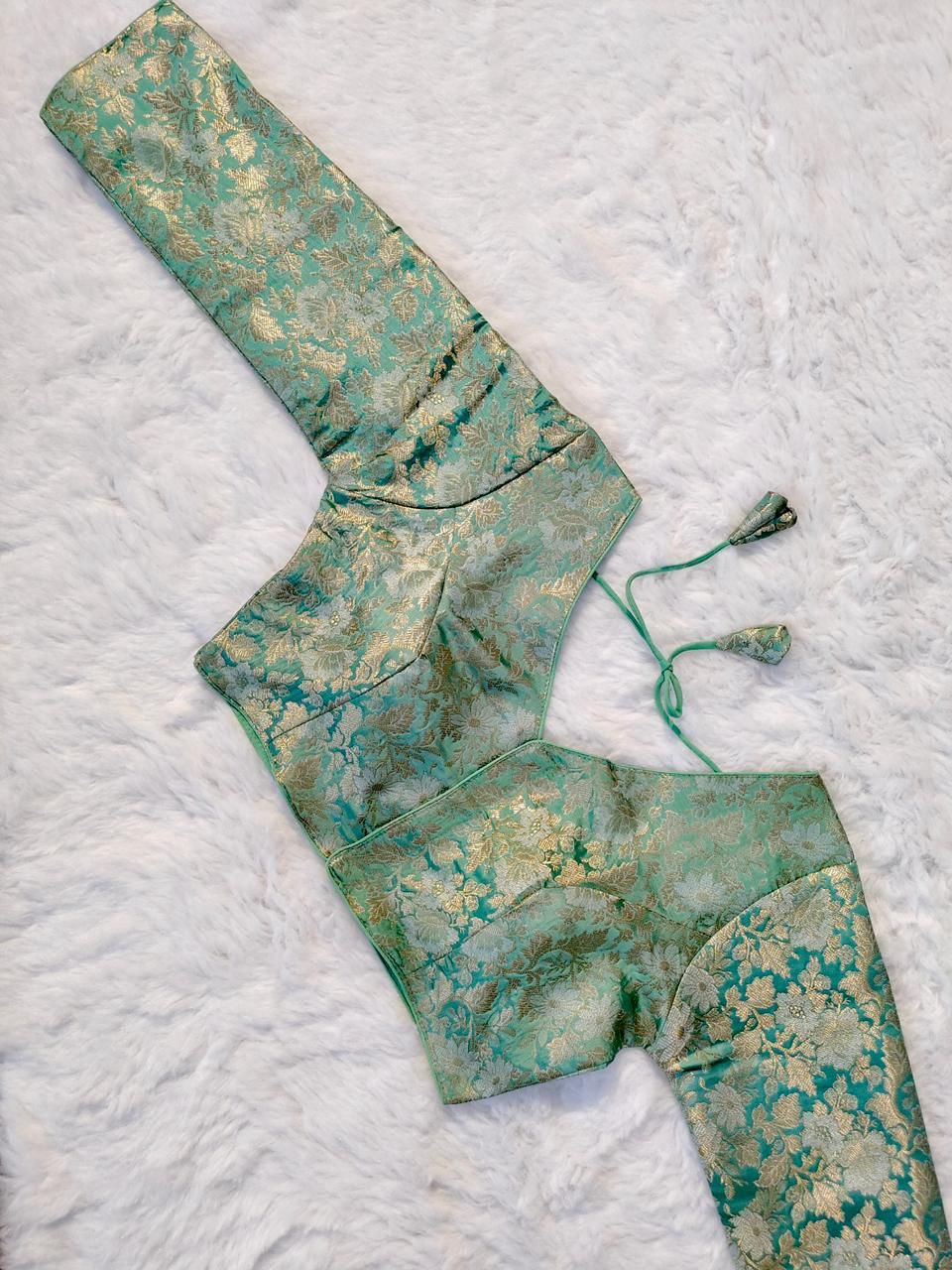 Fancy Banarasi Silk Blouse