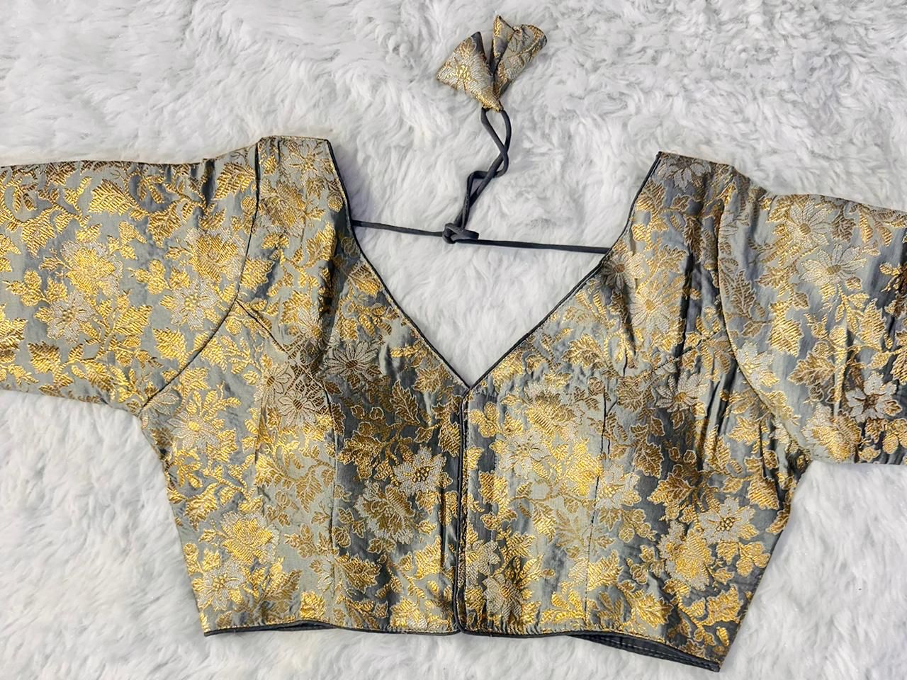 Fancy Banarasi Silk Blouse