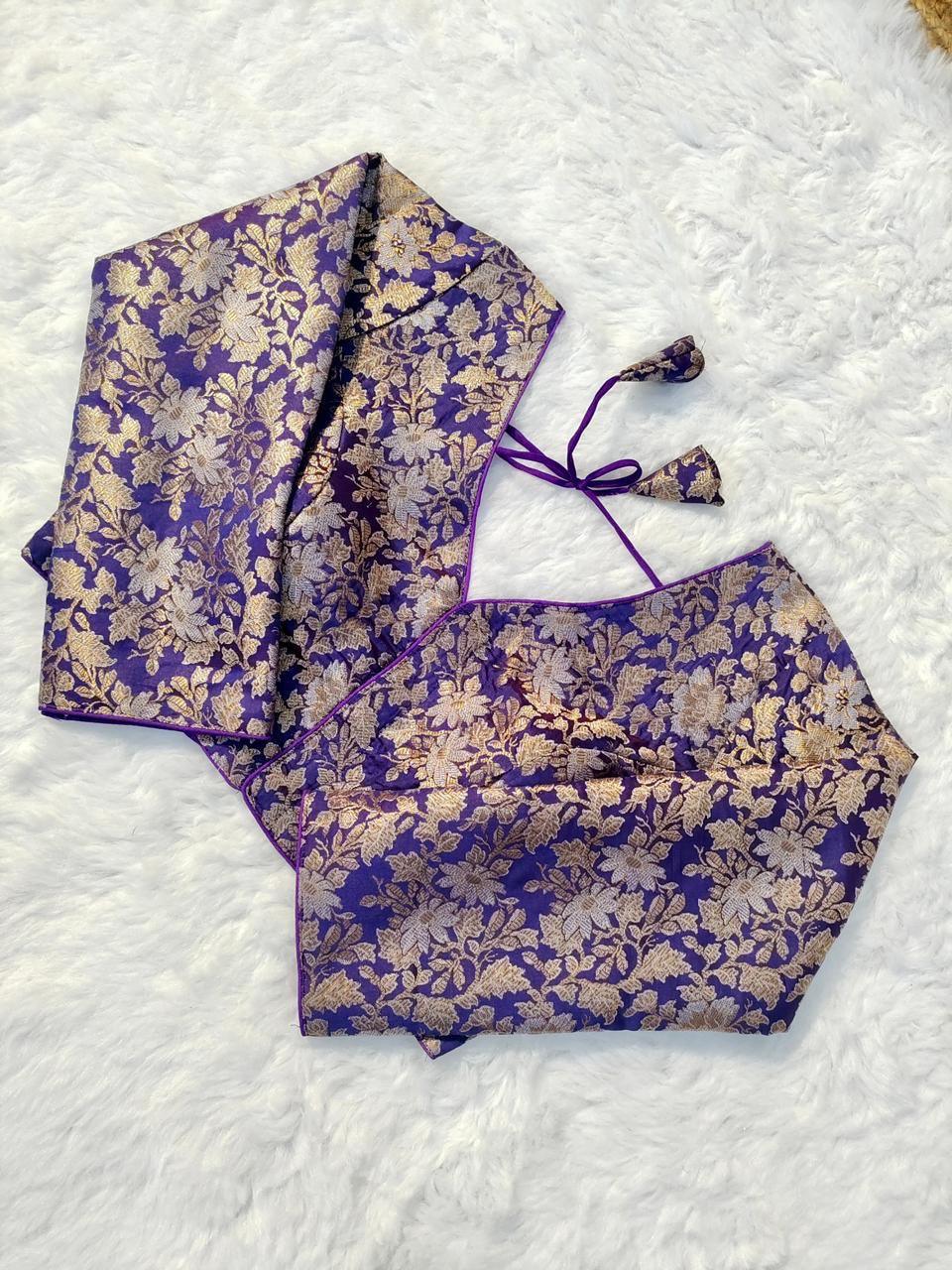 Fancy Banarasi Silk Blouse - Anant Exports
