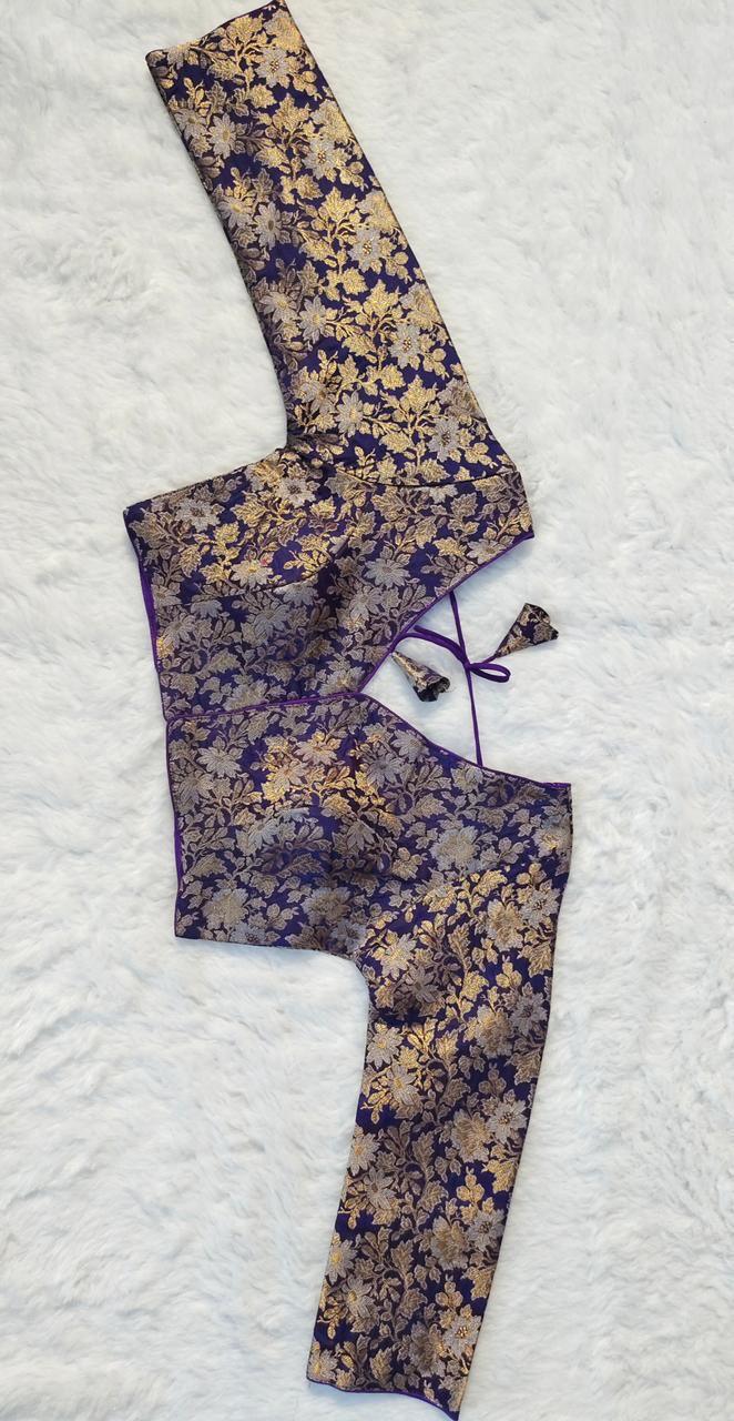 Fancy Banarasi Silk Blouse - Anant Exports