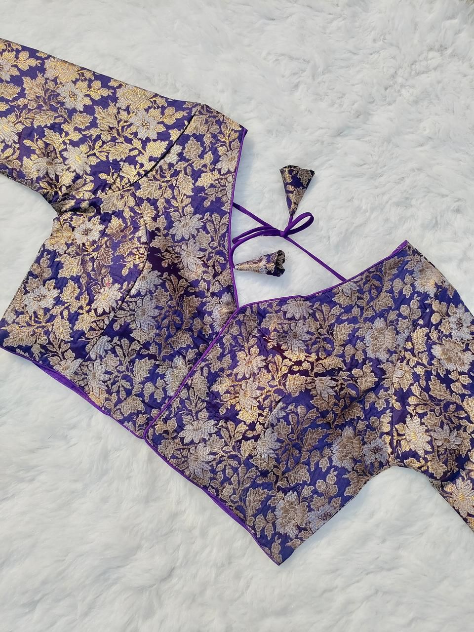 Fancy Banarasi Silk Blouse