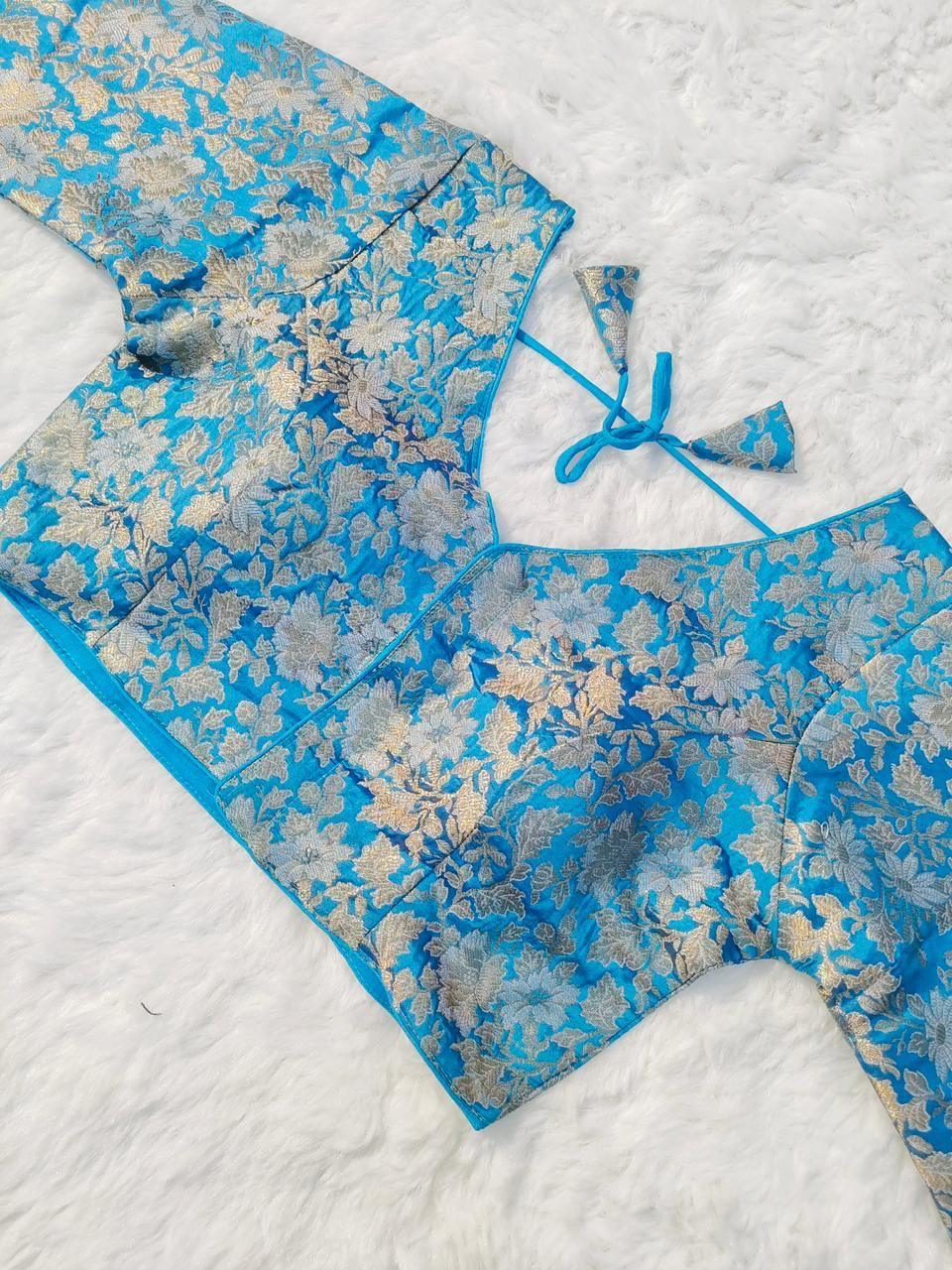 Fancy Banarasi Silk Blouse - Anant Exports