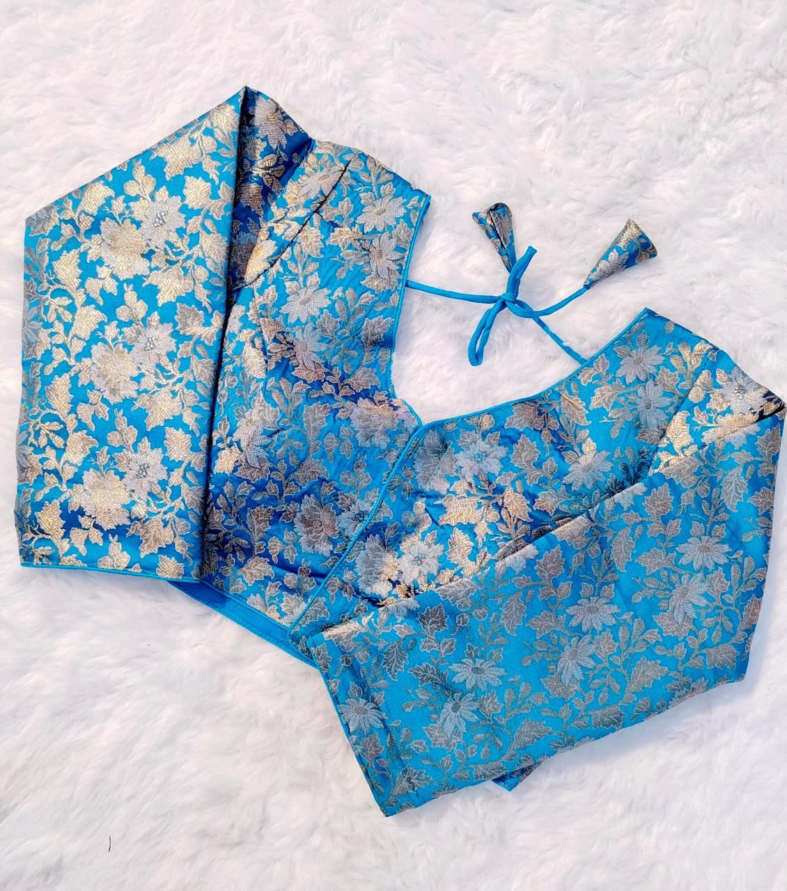 Fancy Banarasi Silk Blouse