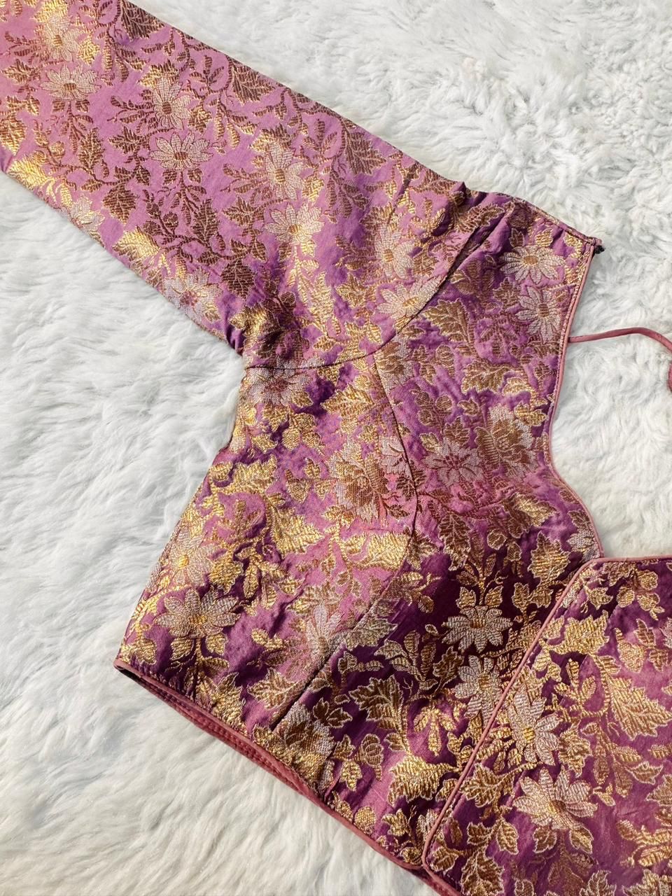 Fancy Banarasi Silk Blouse