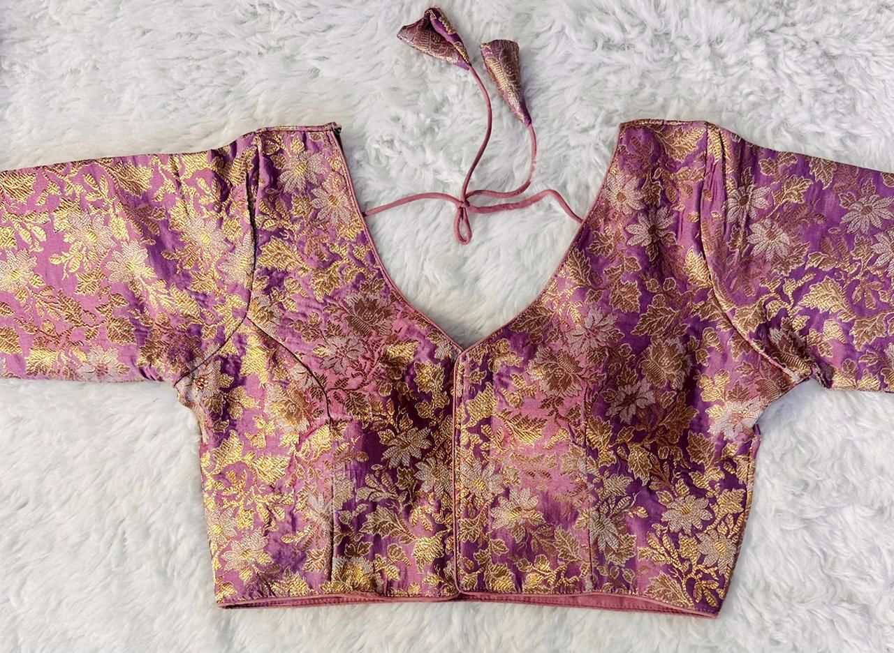 Fancy Banarasi Silk Blouse