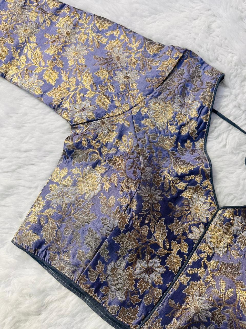 Fancy Banarasi Silk Blouse - Anant Exports