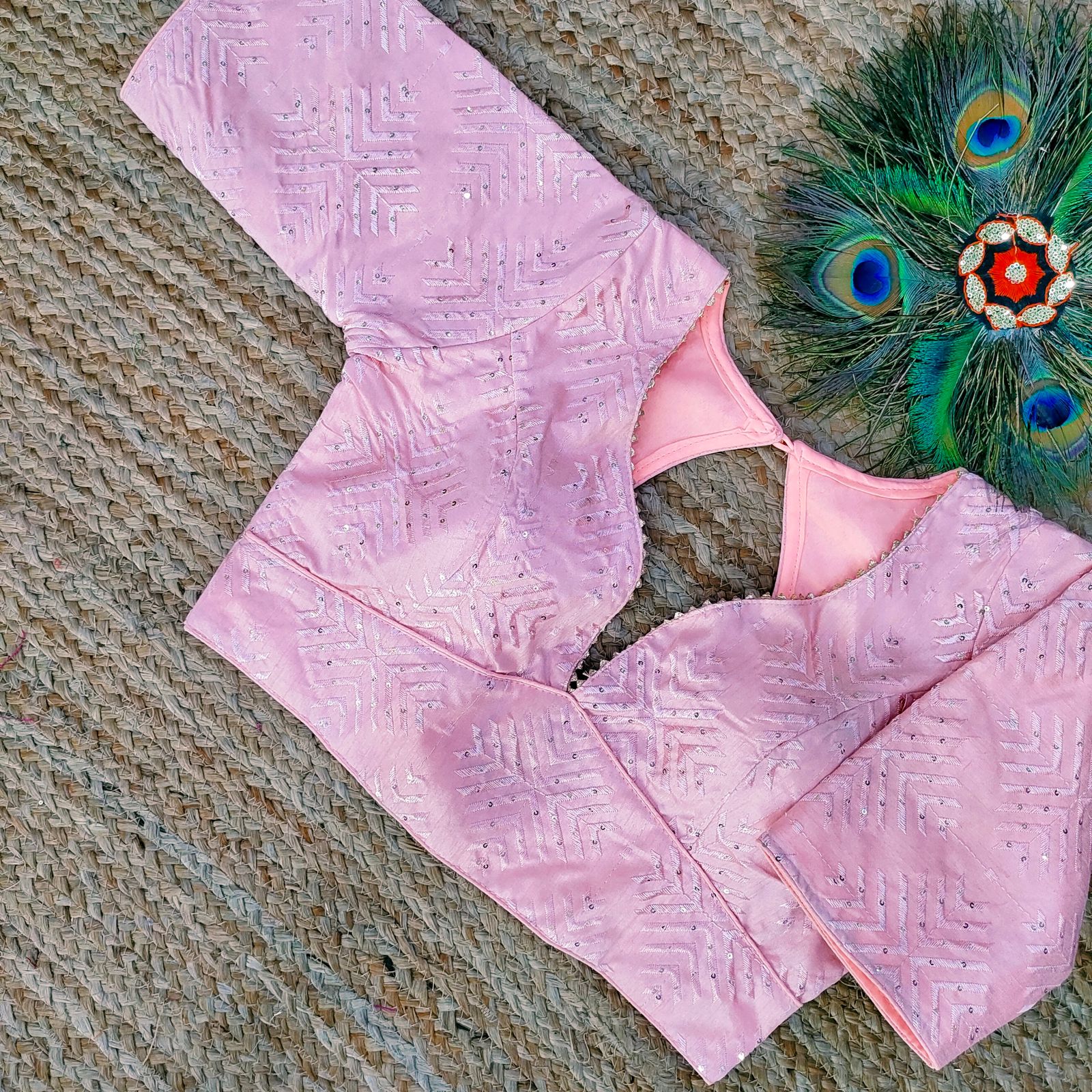 Party Wear Fancy Sequence Work Blouse