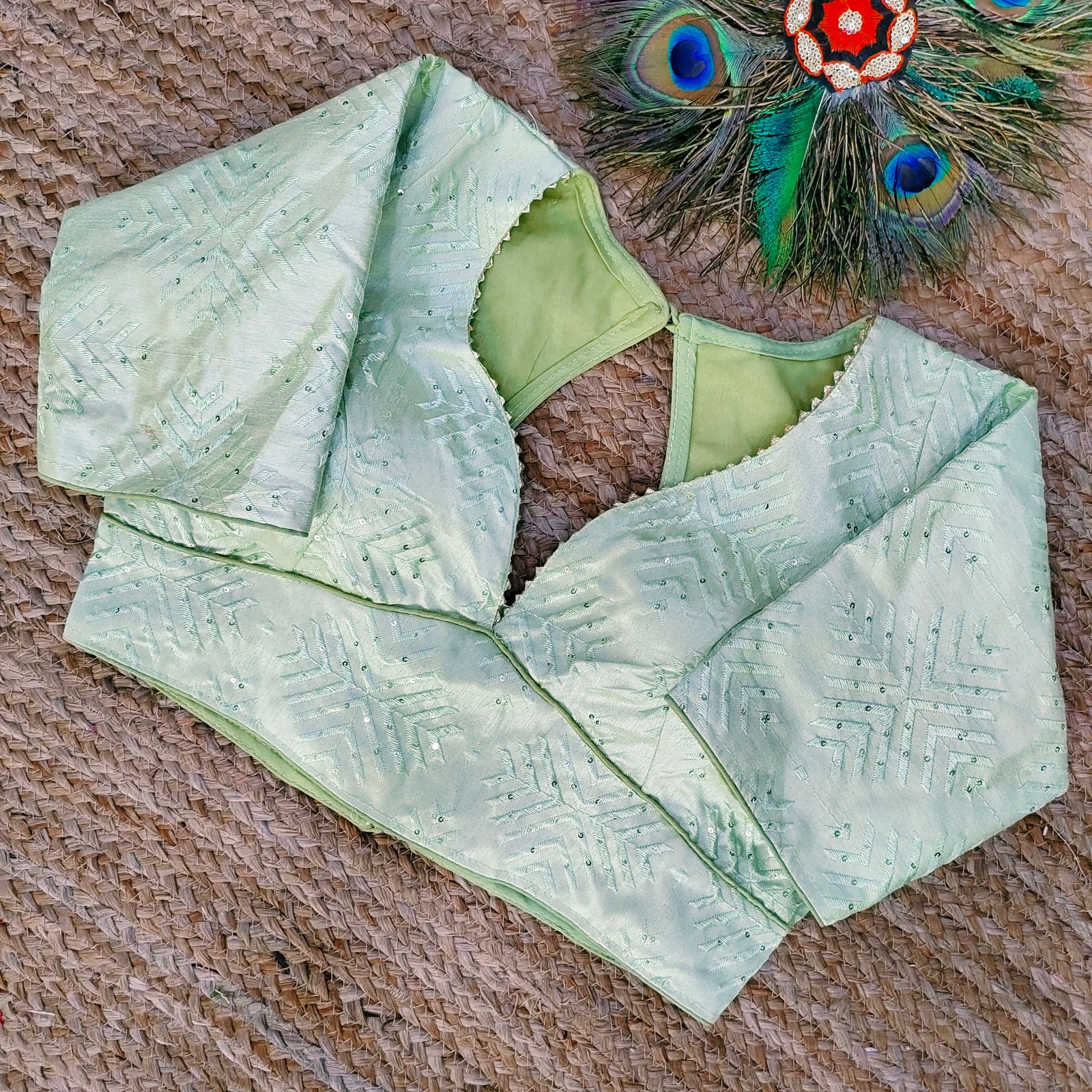 Party Wear Fancy Sequence Work Blouse