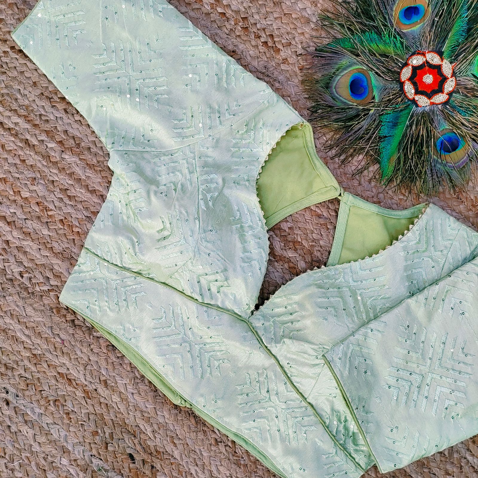 Party Wear Fancy Sequence Work Blouse