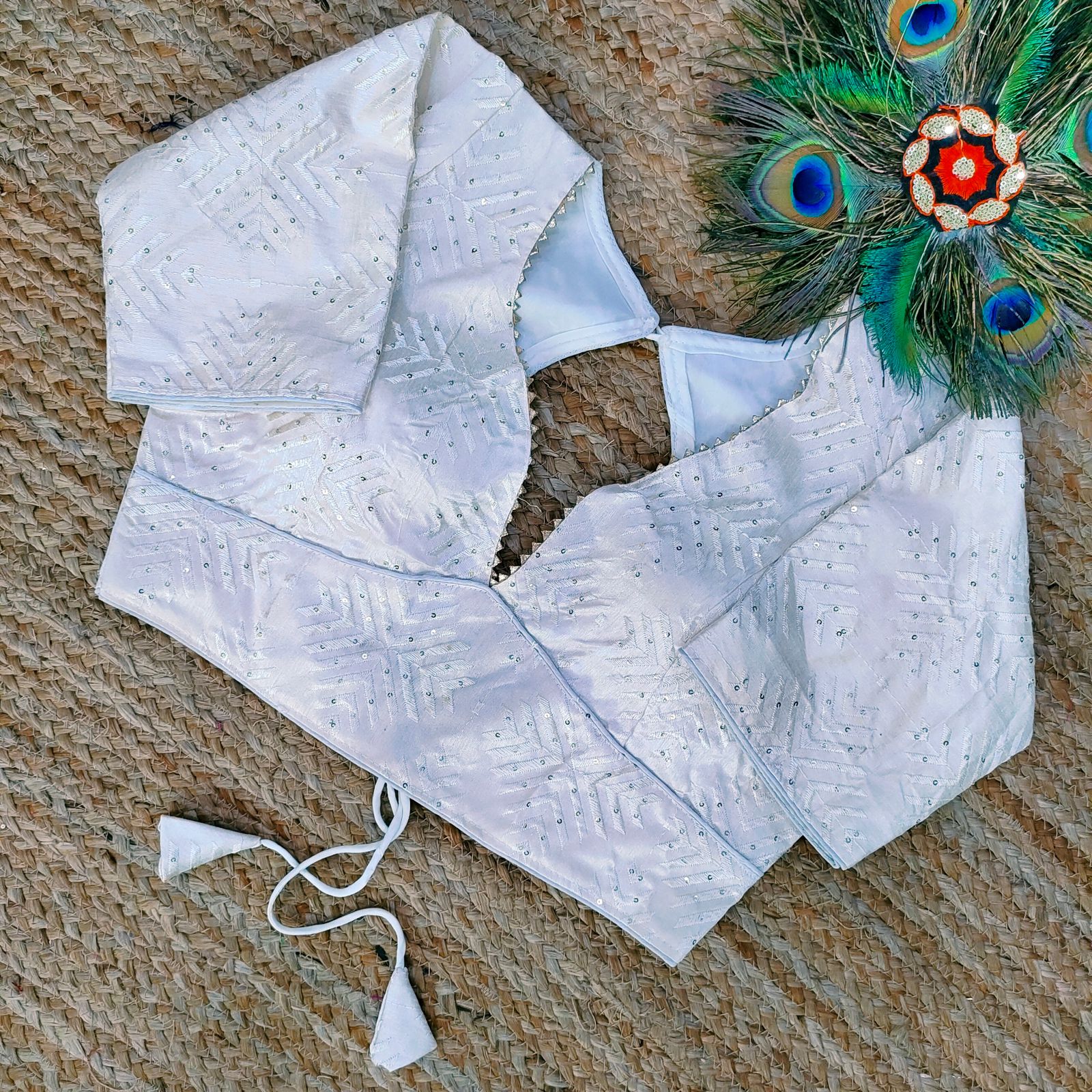 Party Wear Fancy Sequence Work Blouse