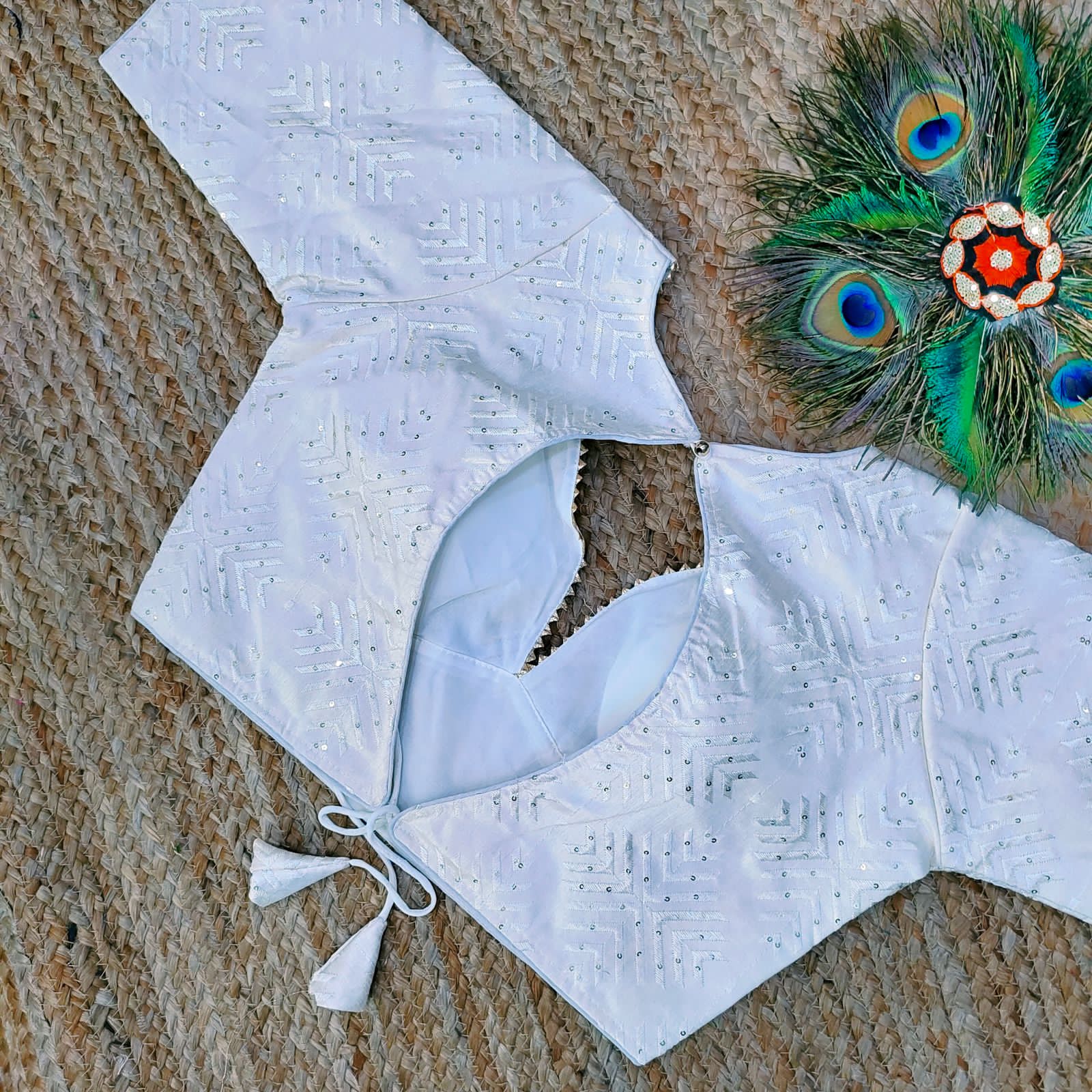 Party Wear Fancy Sequence Work Blouse