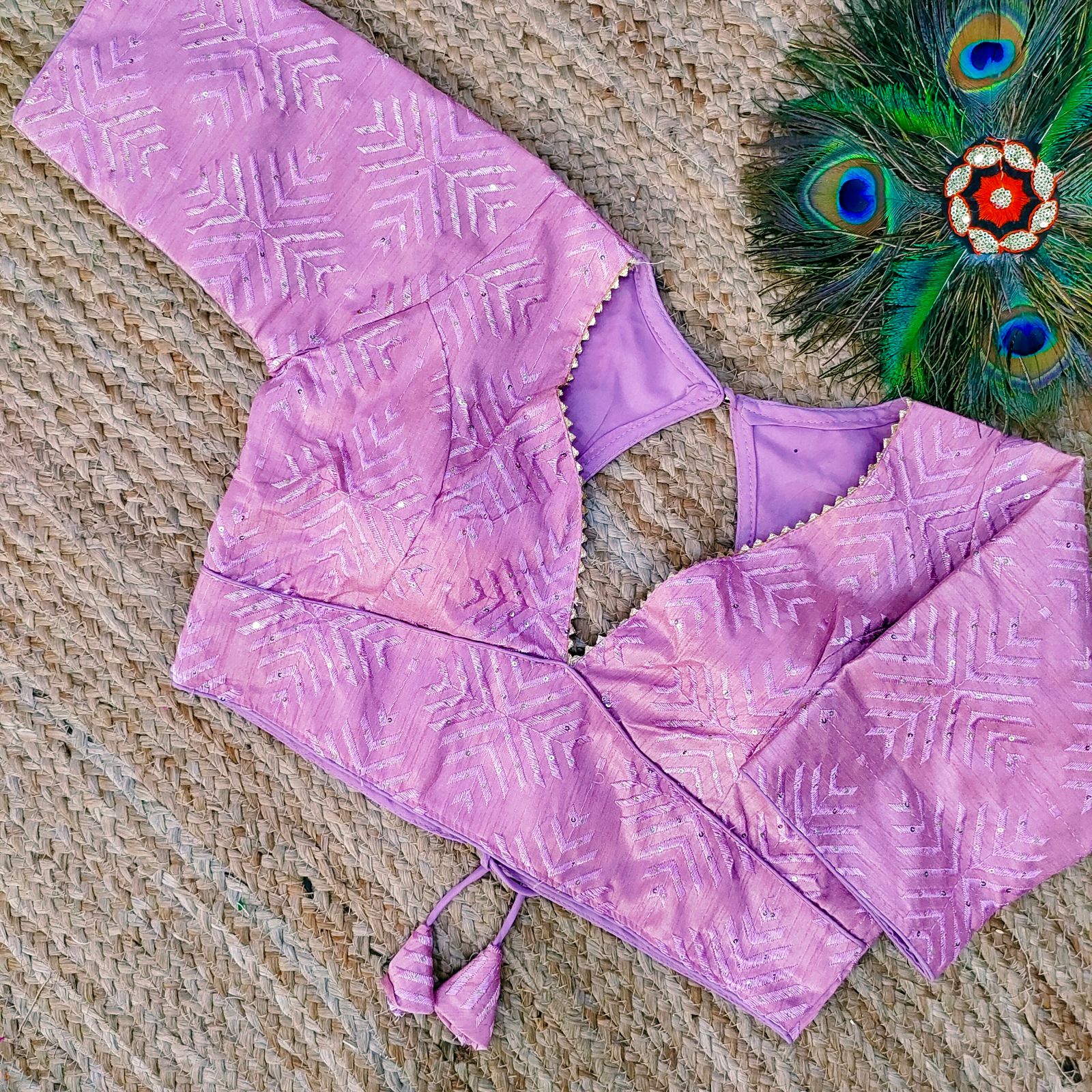 Party Wear Fancy Sequence Work Blouse