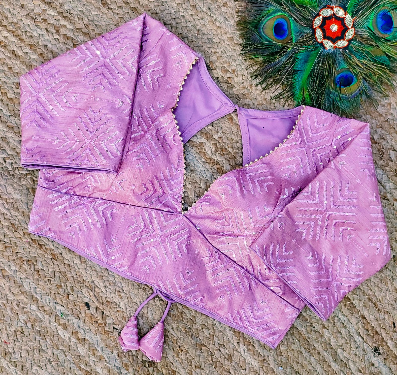 Party Wear Fancy Sequence Work Blouse