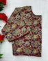 Blok Print Ajeakh Boat Neck Blouse - Anant Exports