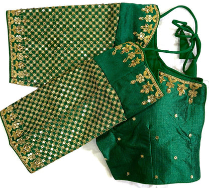 Tulsi Fancy Sequence Work Blouse - Anant Exports