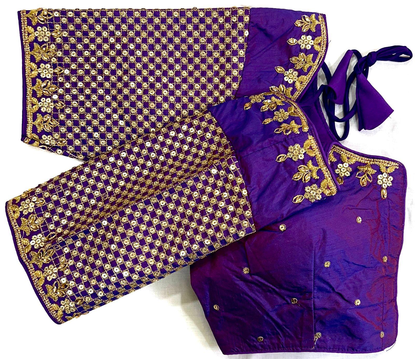 Tulsi Fancy Sequence Work Blouse - Anant Exports