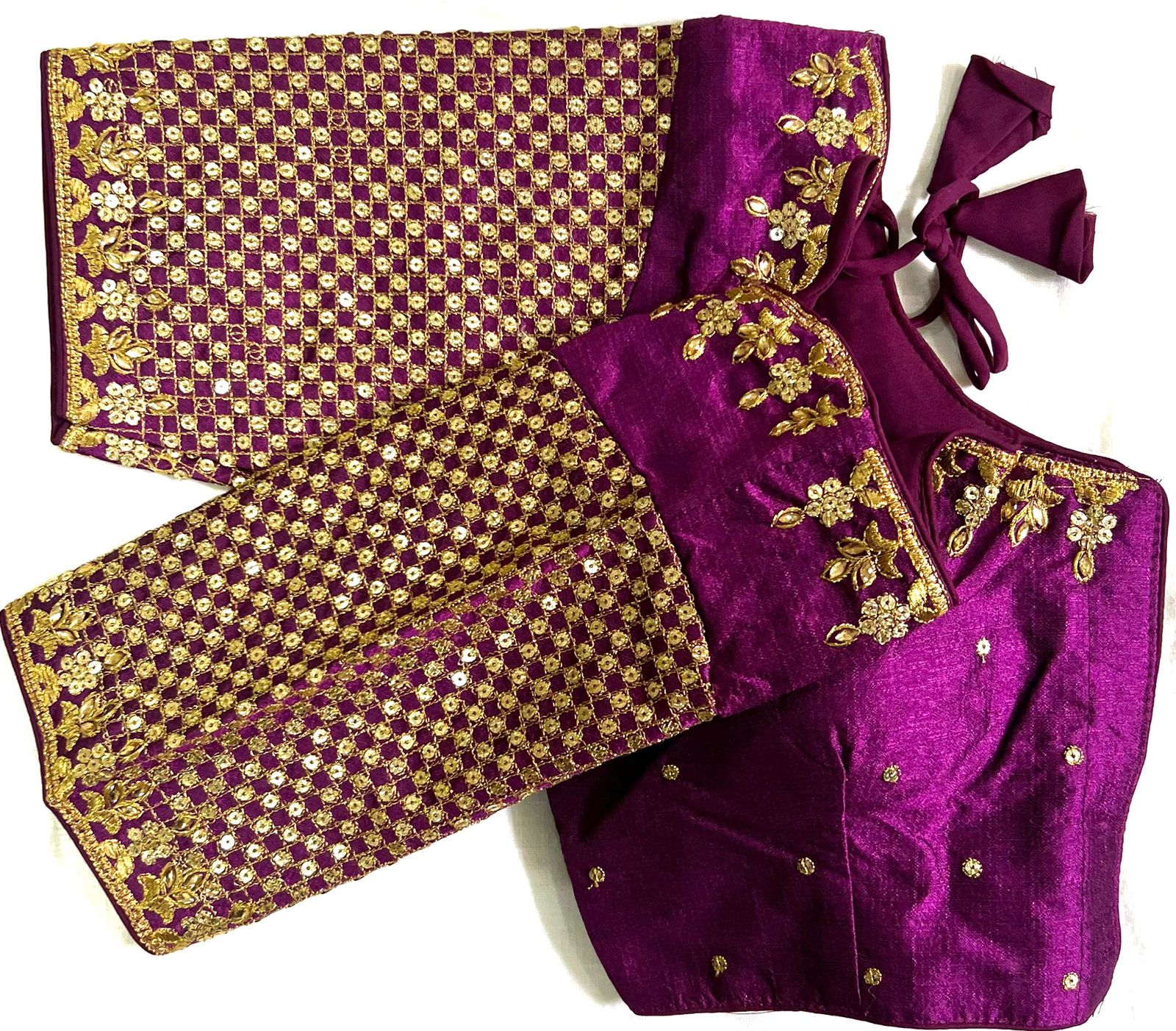 Tulsi Fancy Sequence Work Blouse