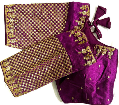 Tulsi Fancy Sequence Work Blouse - Anant Exports
