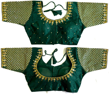 Tulsi Fancy Sequence Work Blouse - Anant Exports