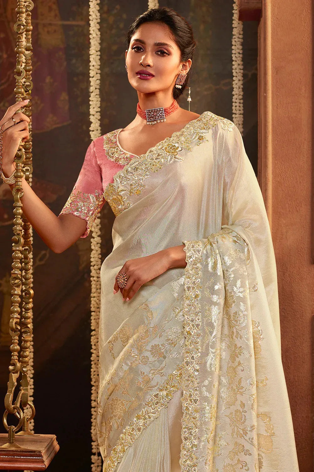 Celebration Traditional Wear Saree D.No 7602