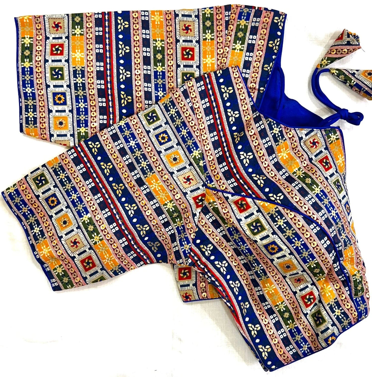 MADHULIKA COTTON FOIL PRINT BLOUSE - Anant Exports