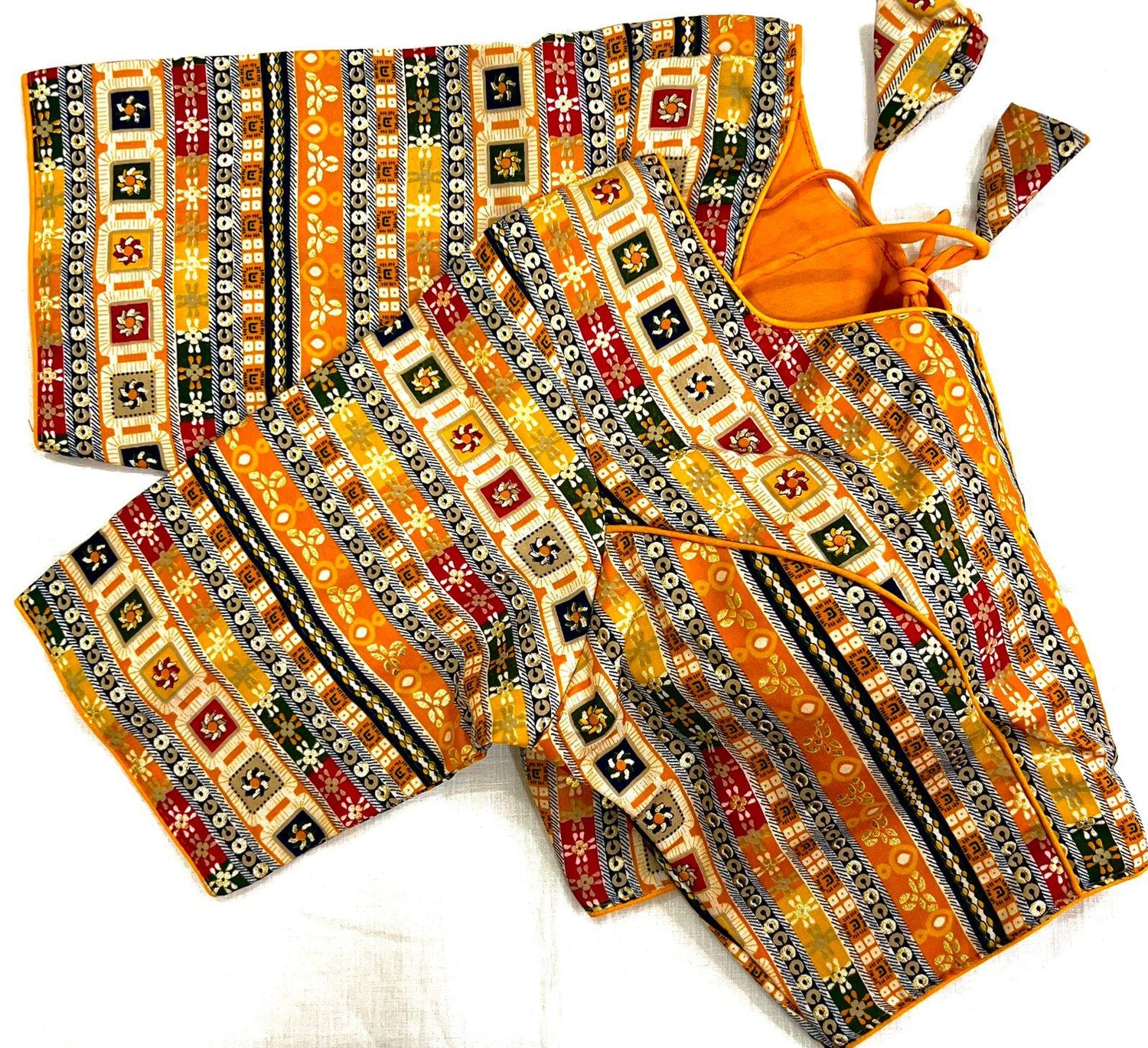 MADHULIKA COTTON FOIL PRINT BLOUSE - Anant Exports