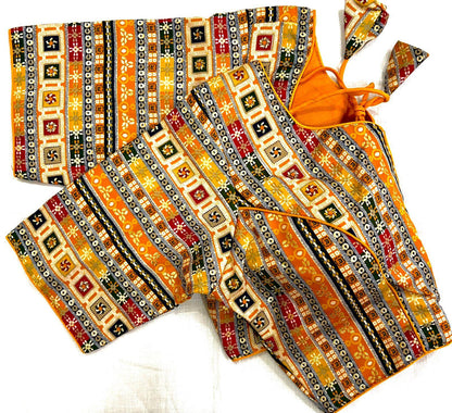 MADHULIKA COTTON FOIL PRINT BLOUSE - Anant Exports